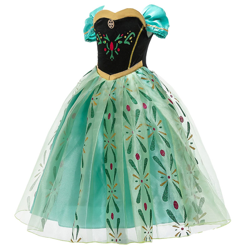 Anna Princess Frozen Dress Inspired Frozen 2 Anna Dress Costume Disney Princess Birthday Girl Anna Cosplay