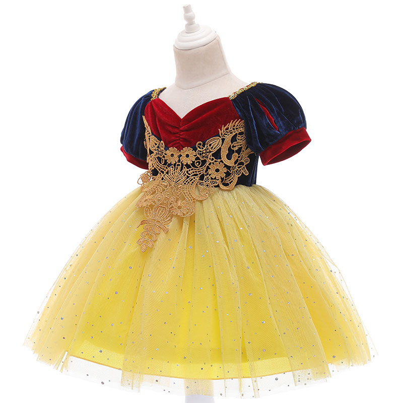 Children Girl Snow White Dress Princess Costume Kids Baby Birthday Halloween Party Fancy Dresses for Girls Cosplay