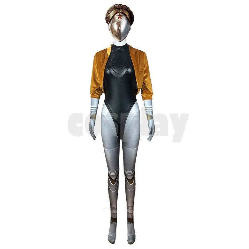 Game Atomic Heart The Twins Cosplay Costume Ballet Dancer Robot Twins Swimsuit Full Set