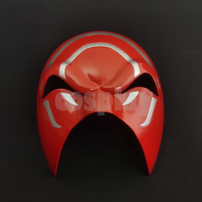 Game Final Fantasy XIV FF14 Emet Selch Human Face Mask Hand-made Props 3D Printing Red Mask Cosplay Cute Gift