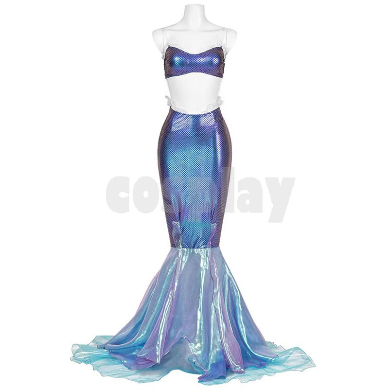 The Little Mermaid Movie 2023 Ariel Dress Ariel Cosplay Costume For Women and Kids