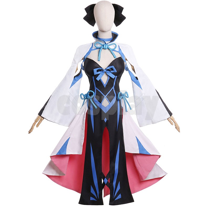 Fate/Grand Order Game FGO Morgan le Fay Cosplay Costume Halloween Carnival Dress Outfits