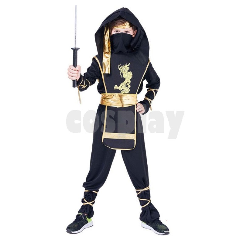 Halloween Kids Ninja Costumes Party Boys Girls Warrior Stealth Children Adult Cosplay Assassin Children's Day Gifts