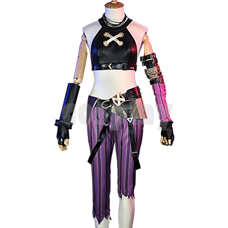 LOL Jinx Cosplay Costume Uniform Outfits Halloween Carnival Suit