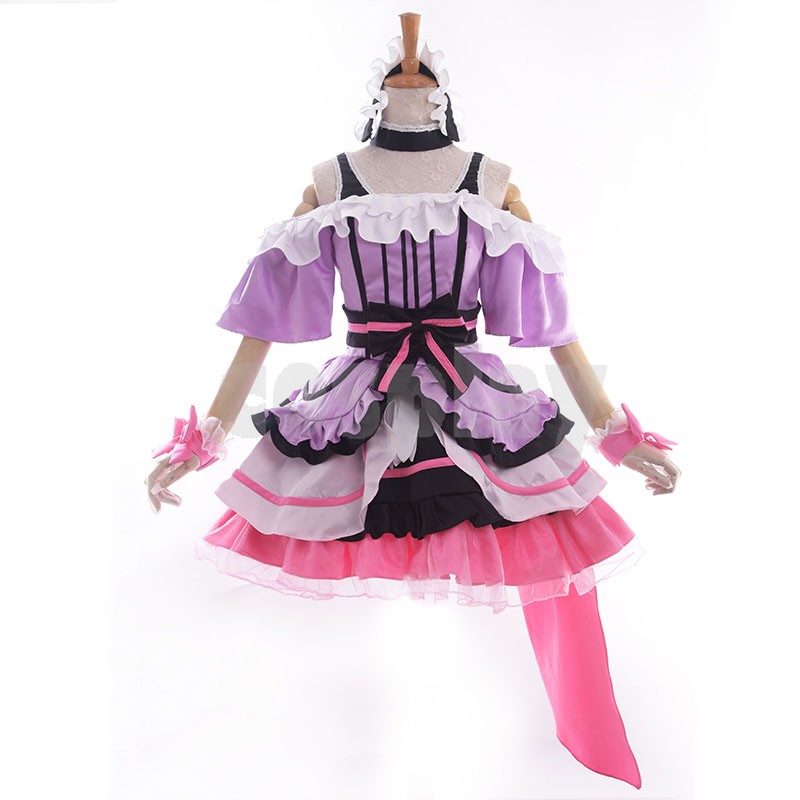 Anime Love Live! School Idol Project KiRa-KiRa Sensation! Nozomi Tojo Cosplay Costume U's Music Stage Costume Lolita Dress