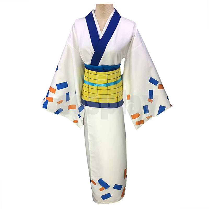 Anime One Piece Boss Luffy Historical Special Nefertari Vivi Kimono Cosplay Costume Outfit