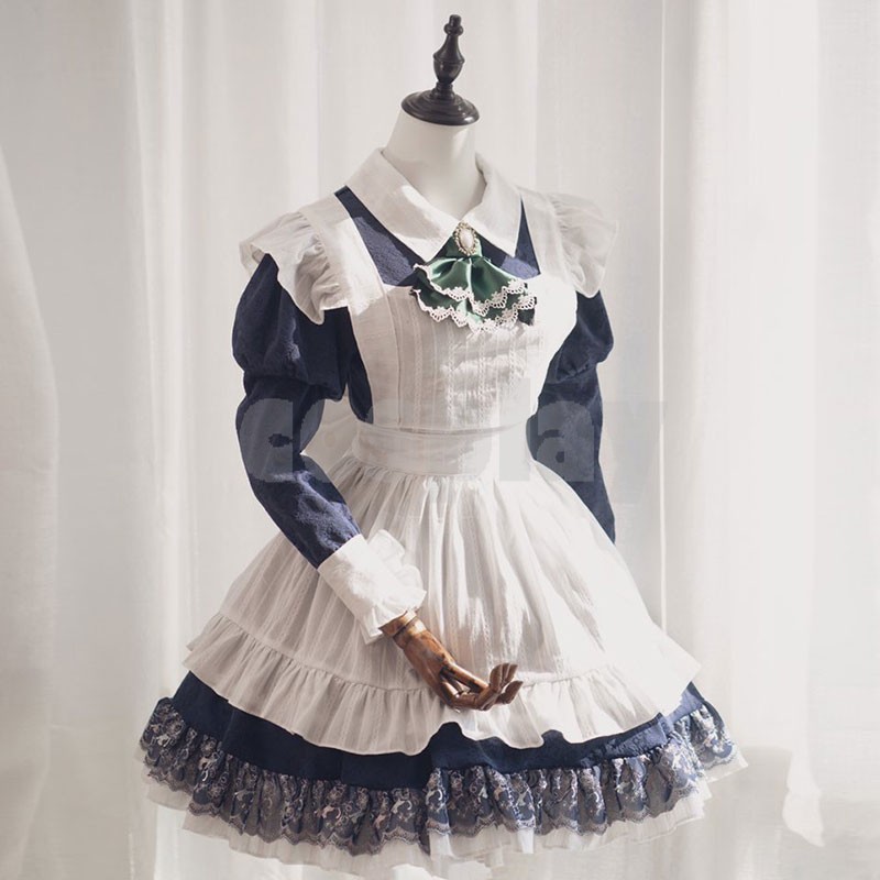 Game Touhou Project Izayoi Sakuya Cosplay Costume Gorgeous Short Maid Dress Activity Party Role Play Clothing Custom-Make