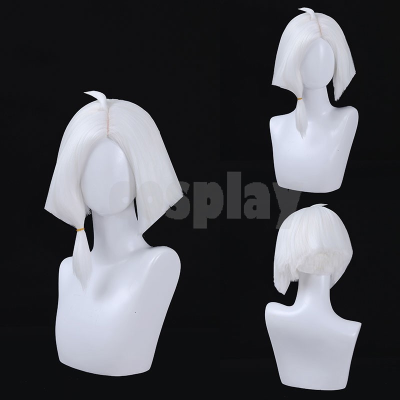 Sky Children of the Light Cosplay Wig White Initial Hairstyle Cos Hair