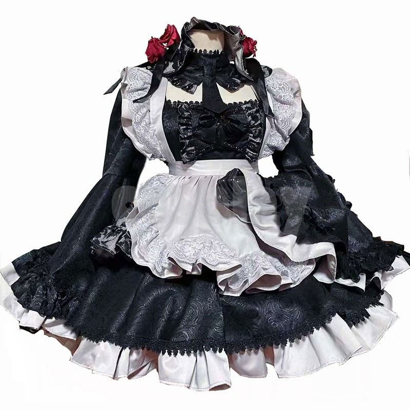 Anime My Dress-Up Darling Marin Kitagava Cosplay Costume Gorgeous Lolita Maid Dress Activity Party Role Play Clothing