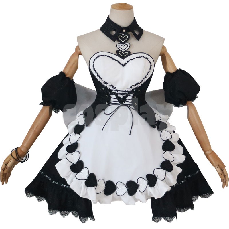 Game Azur Lane IJN Noshiro Cosplay Costume Women Maid Uniform Dress Game Suit Halloween Carnival Outfit Role Play