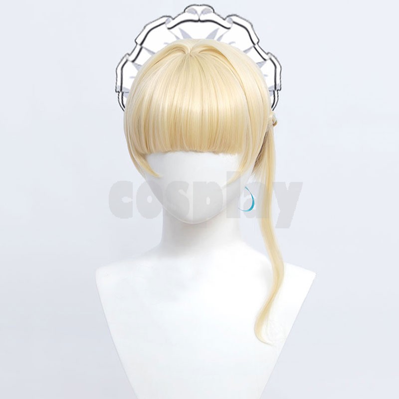 Blue Archive Asuma Toki Cosplay Wig With Hairband Hair Accessories Heat Resistant Hair Free Shipping