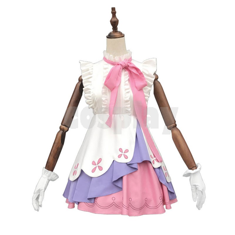 Anime Miku Rapunzel Wonderland Long Hair Princess Miku Cosplay Costume Halloween Uniform Lovely Party Dress Outfits for Women Girls