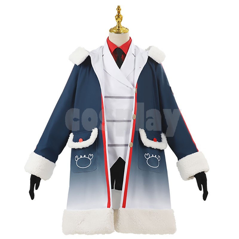 Anime Vocaloid 2022 Snow Miku Cosplay Costume Winter Coat Miku Winter Suit Uniform Free Shipping