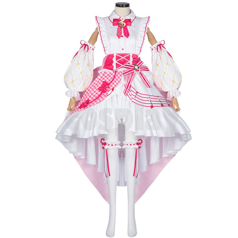 Hatsune Miku 15th Anniversary Cosplay Costumes Commemorative Clothing Miku15th Anniversary Figure Cosplay Pink Princess Dress